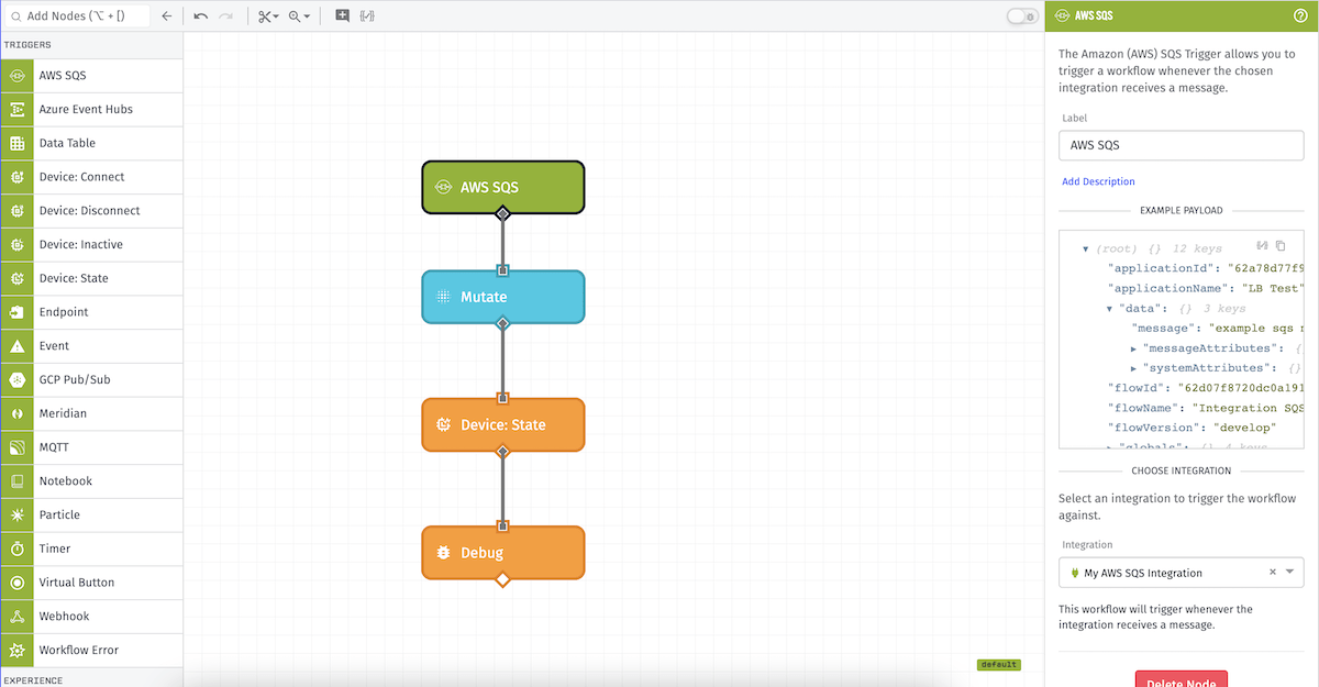 Amazon SQS Trigger
