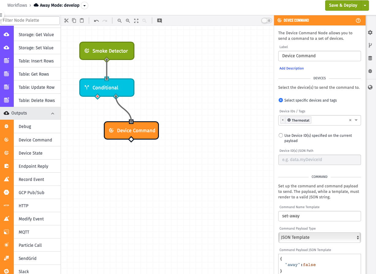 Away Mode Workflow