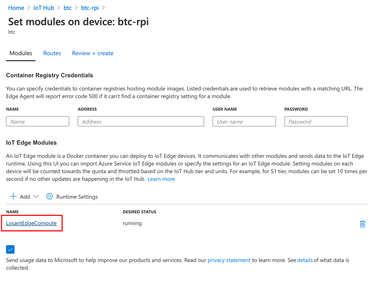 Azure IoT Edge WEGnologyEdgeCompute