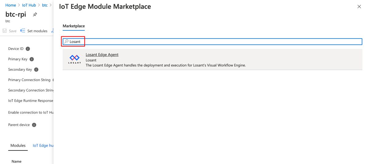 Azure IoT Edge Search WEGnology