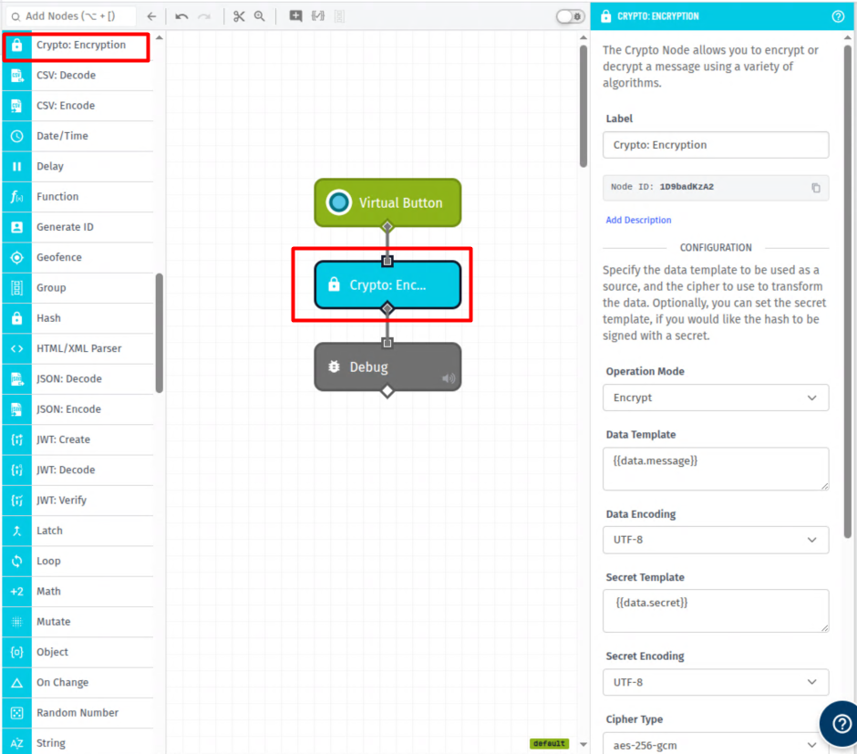 Crypto: Encryption Node