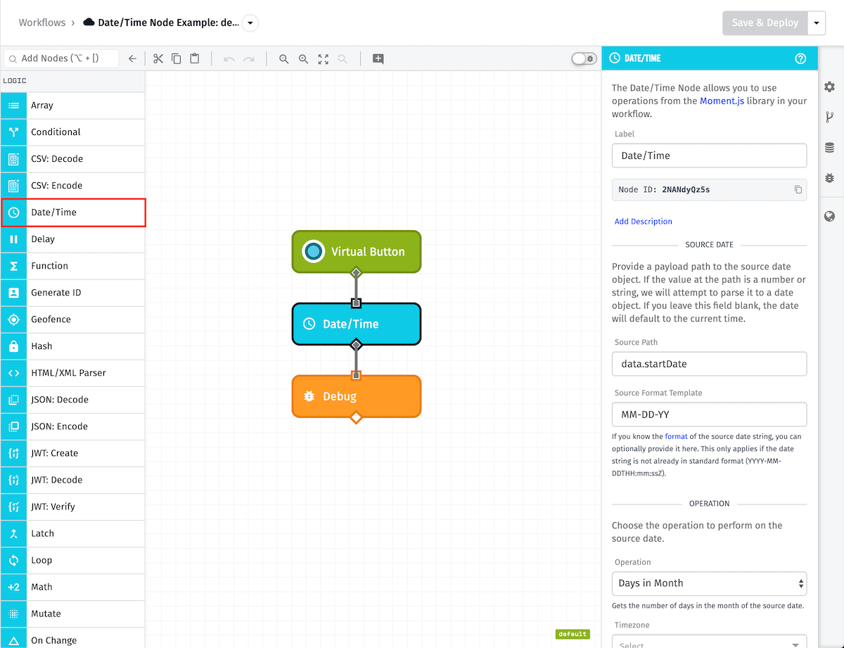 Date/Time Node