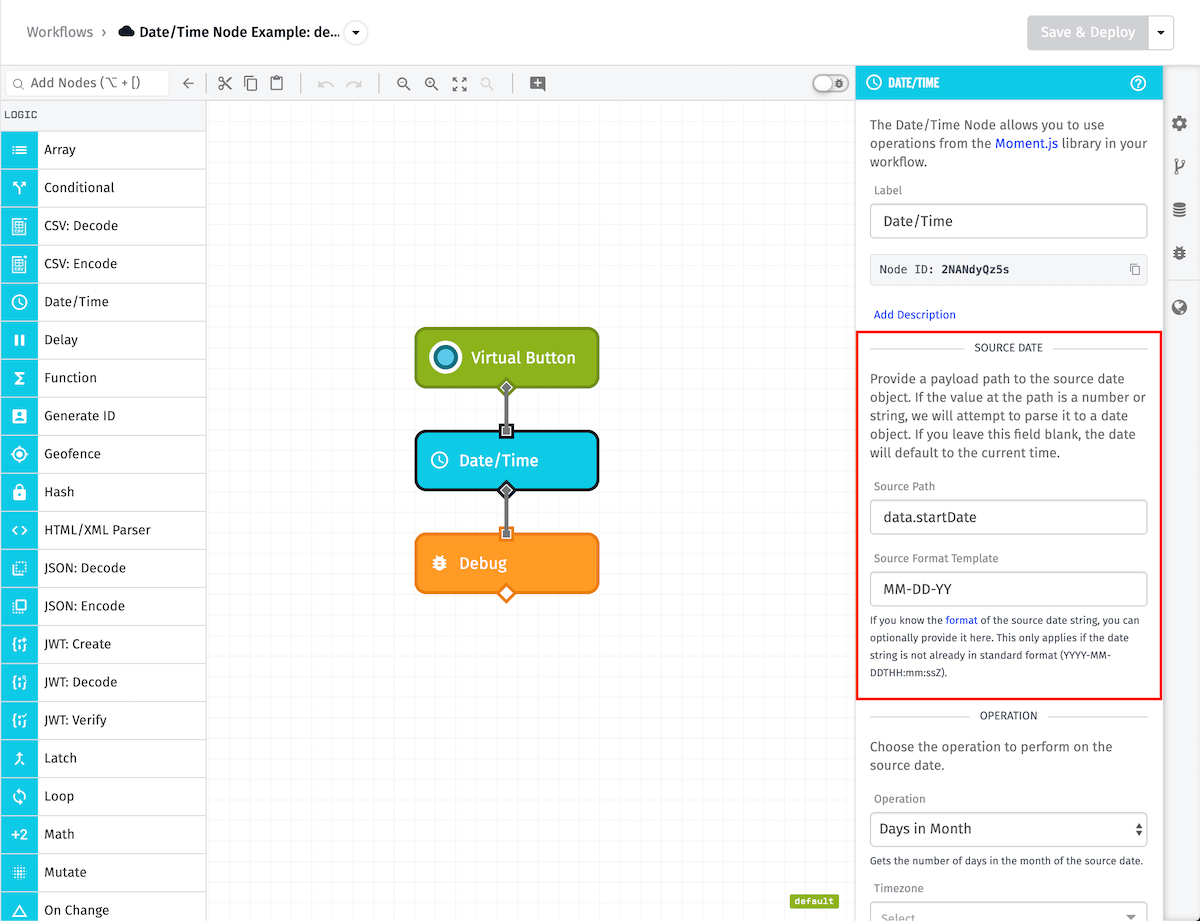 Date/Time Node Source Date