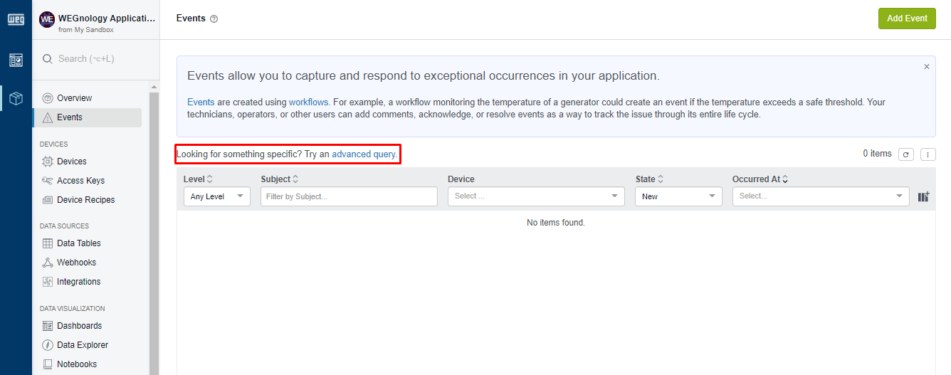 Advanced Query Link
