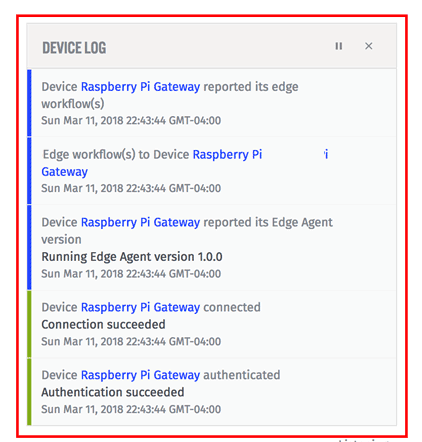 Gateway Edge Agent Connection