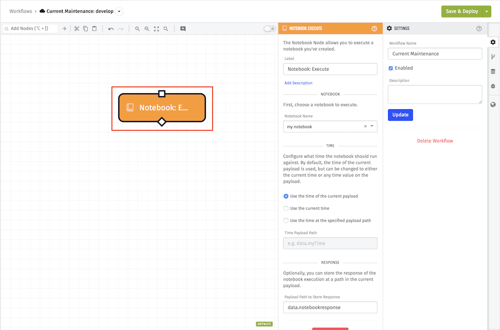 Notebook Execution Node