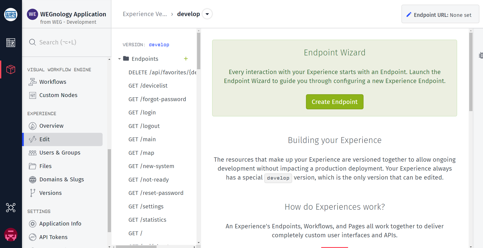 Experience Version Details