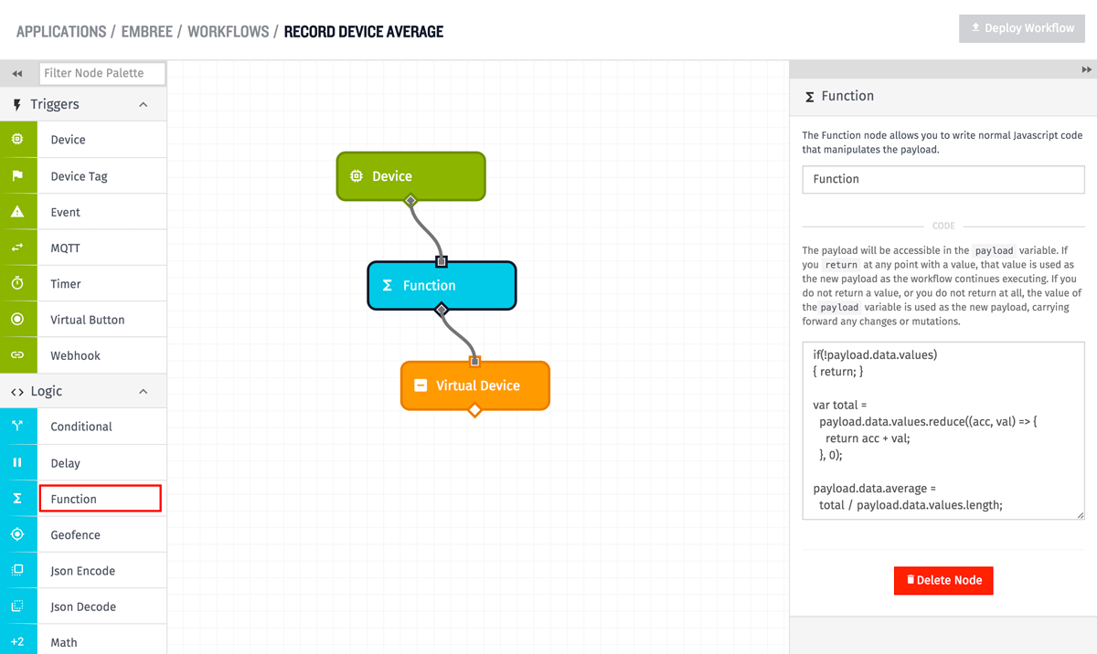Function Node