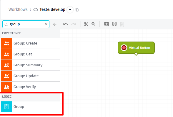 Group Node: Adding an empty Group