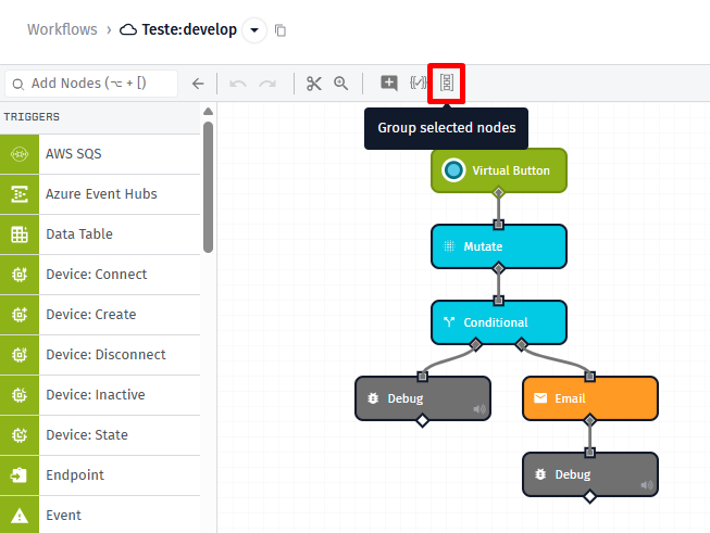 Group Node: Grouping Existing Nodes