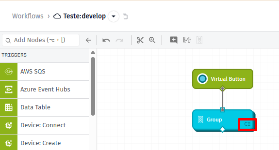Group Node: View Group Contents