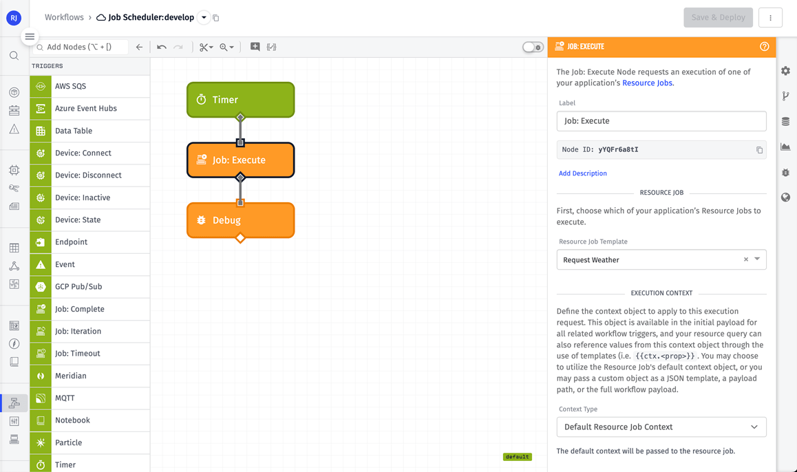 Schedule Resource Job Execution