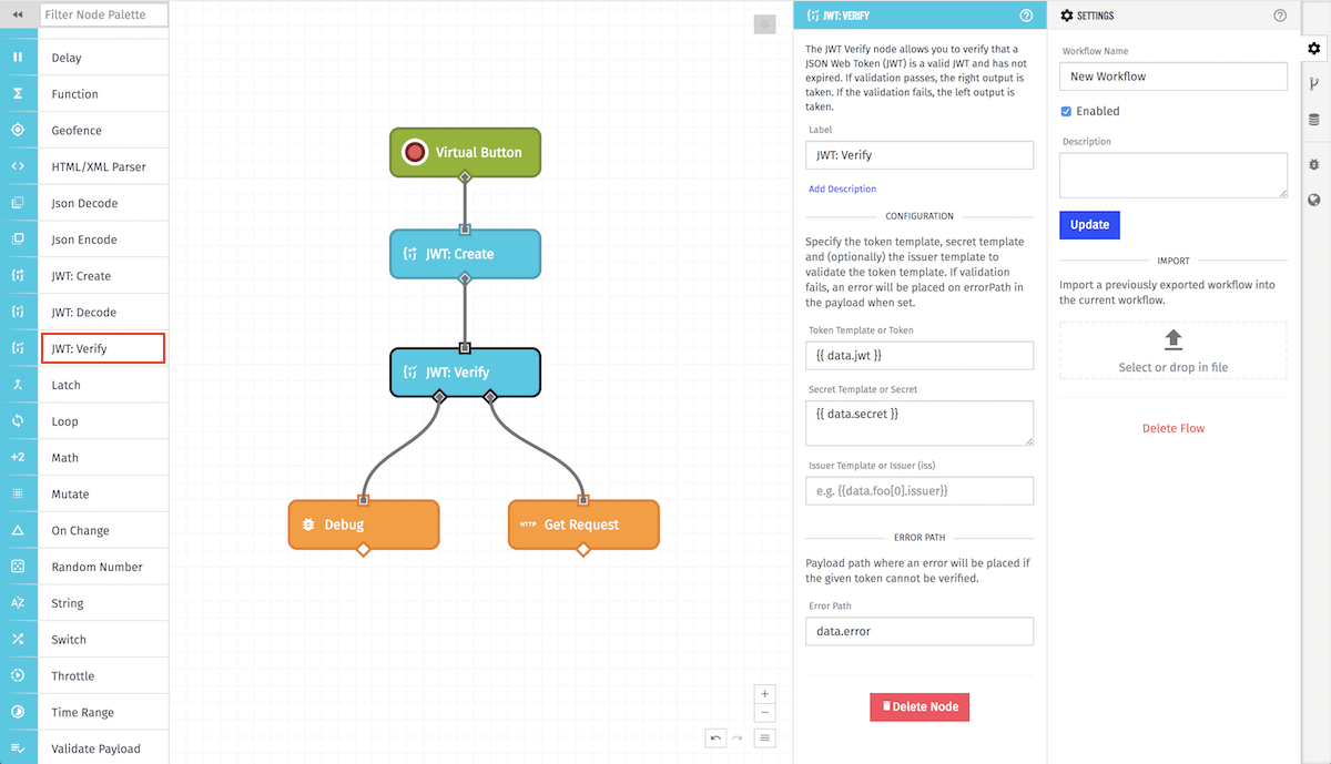JWT Verify Node