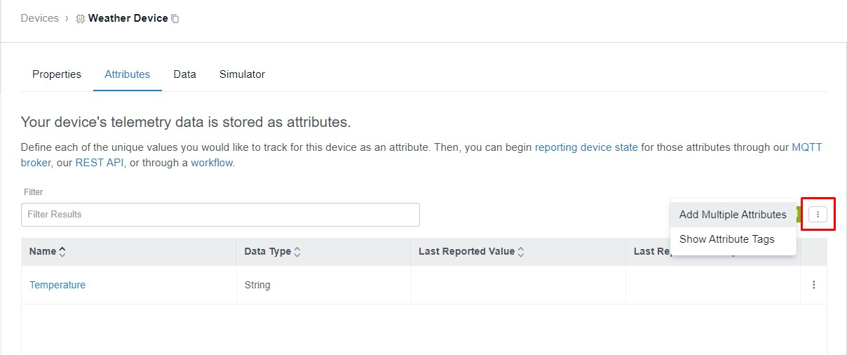 Multiple Attributes Button