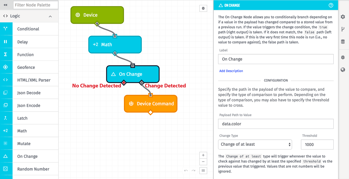 On Change Node Example