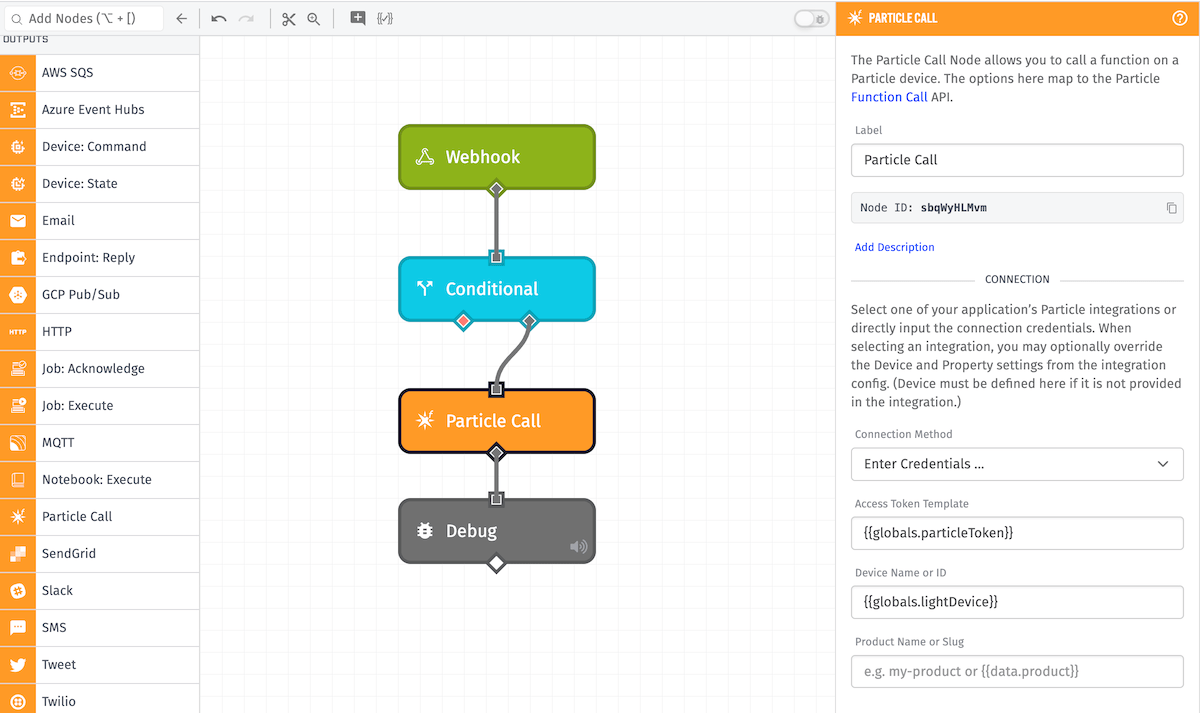 Particle Call Node