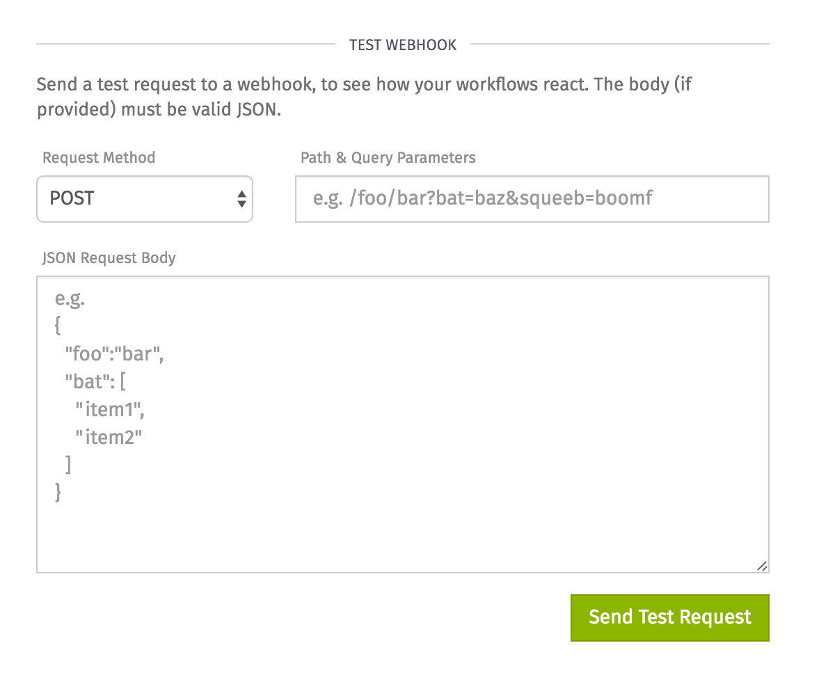 Test Webhook