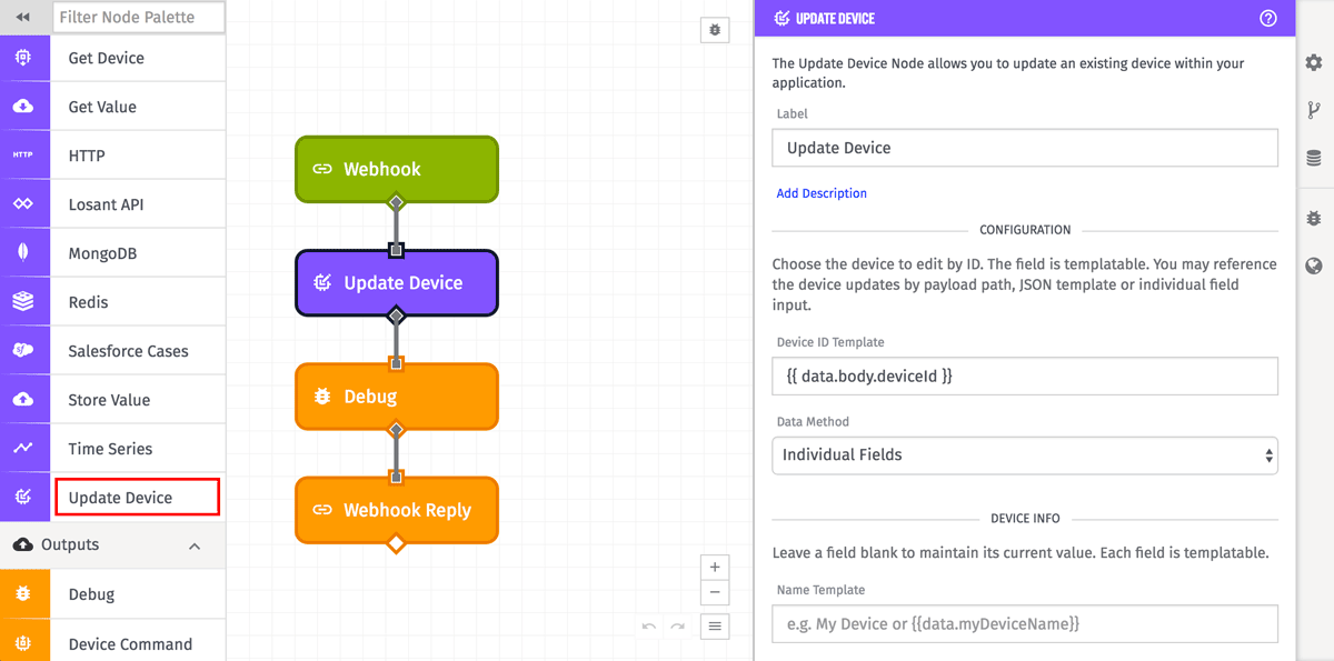 Device: Update Node