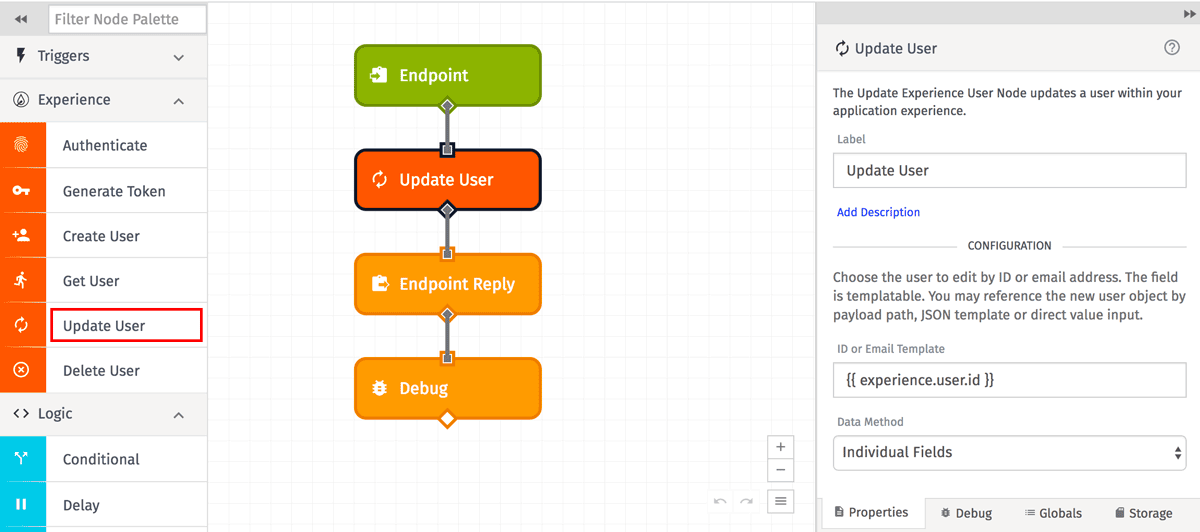 User: Update Node