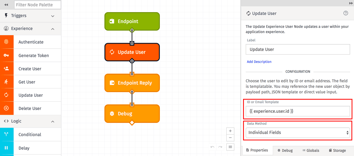 User: Update Node Configuration