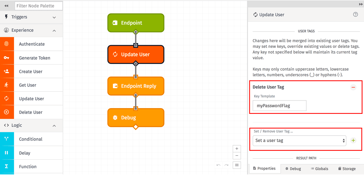 User: Update Node Tag Configuration
