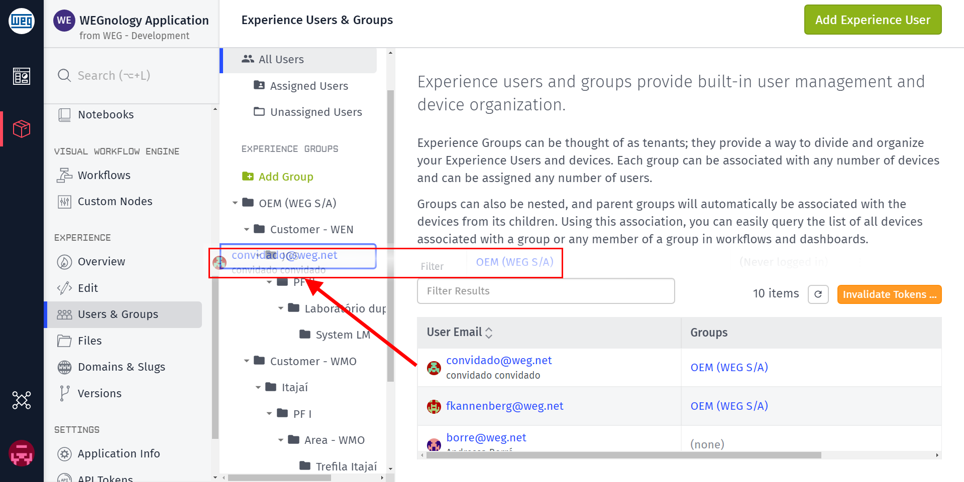 User List Drag-and-Drop