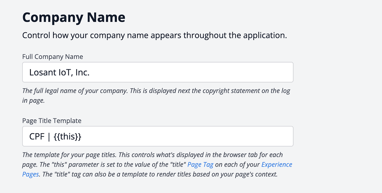 WEGnology WCPF Admin White Label Company Name