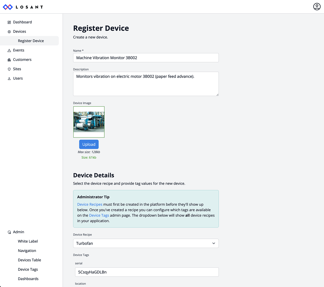 WEGnology WCPF Register Device