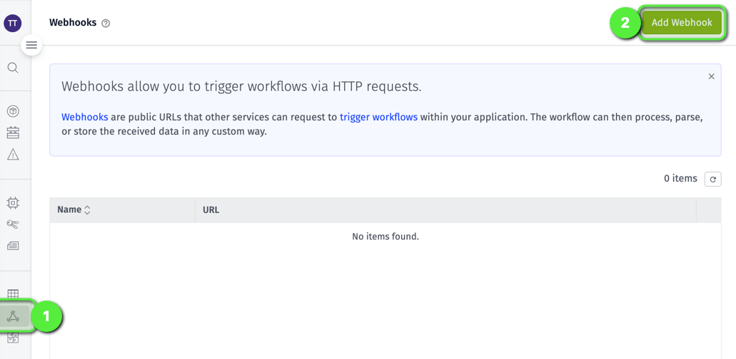 Add Webhook