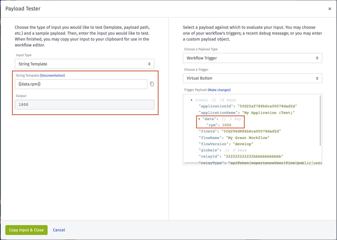 String Template