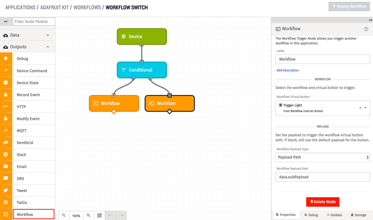 Workflow Trigger Node