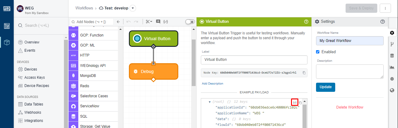 Workflow Trigger Editor Trigger