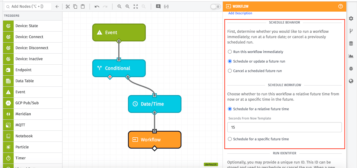 Workflow Trigger Node Example