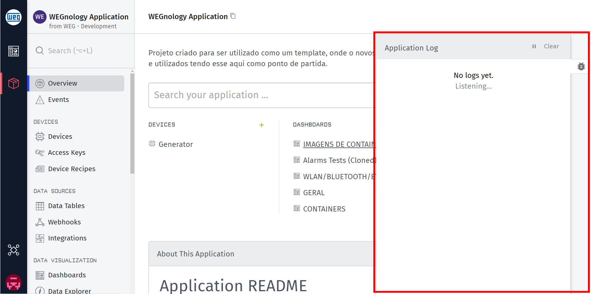 Application Log