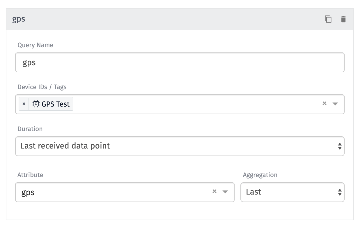 GPS Data Attribute Query