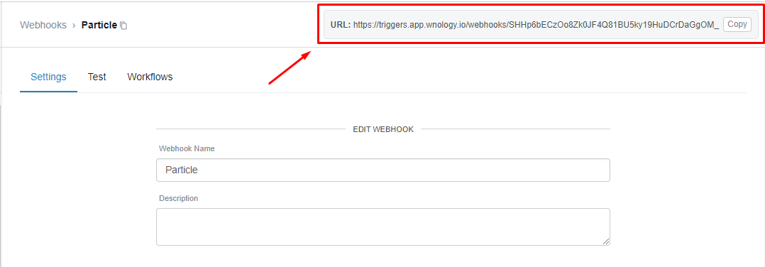 Webhook URL