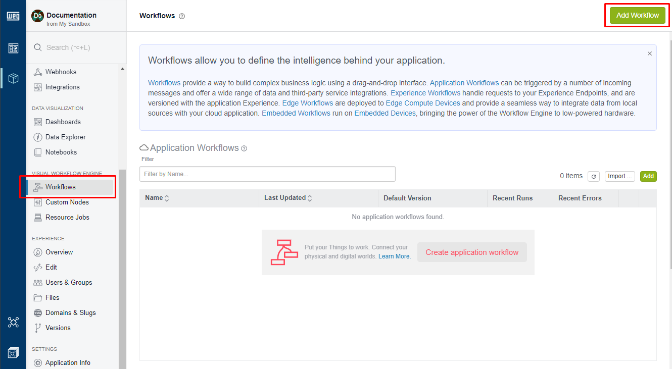 WEGnology Add Workflow