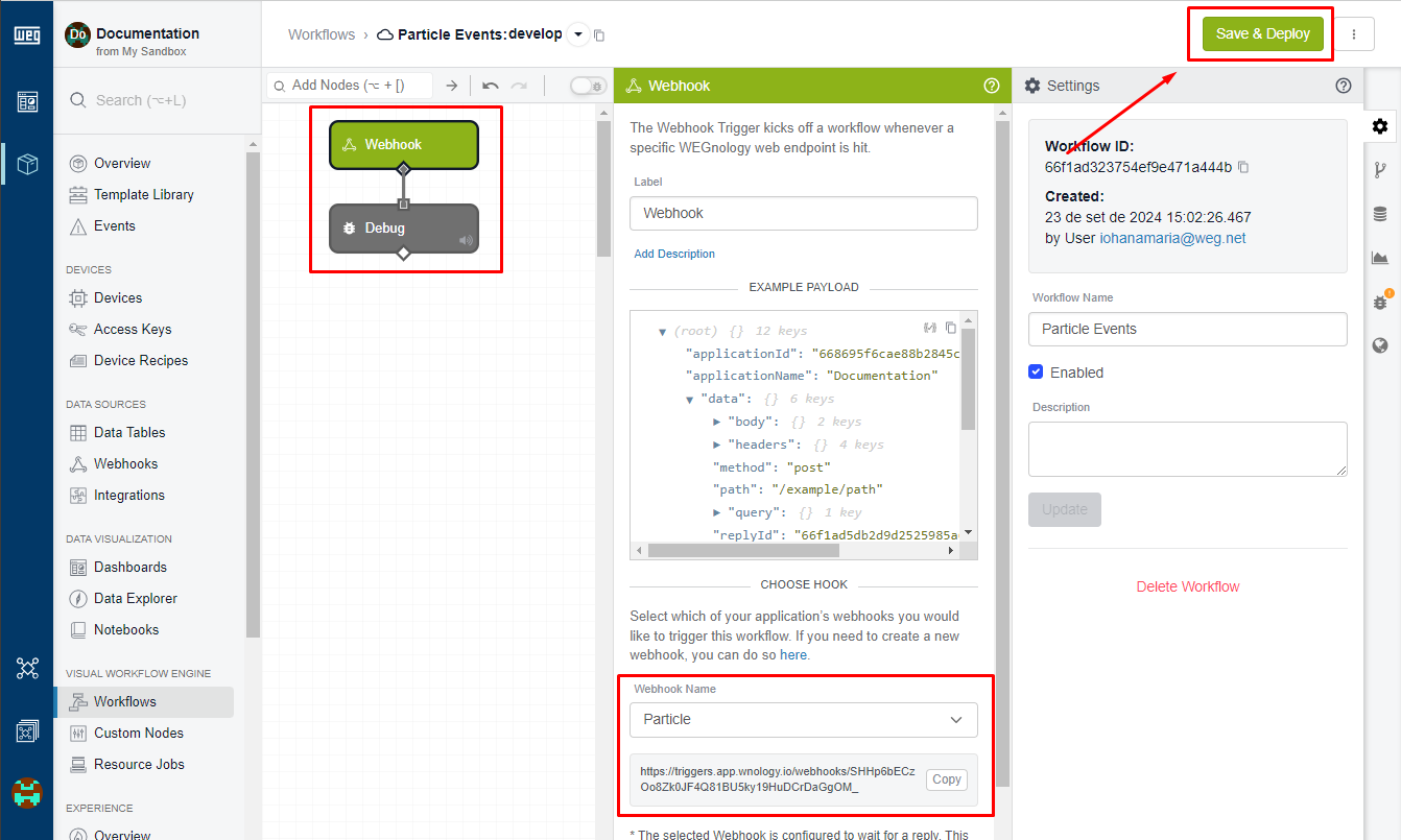 WEGnology Basic Workflow