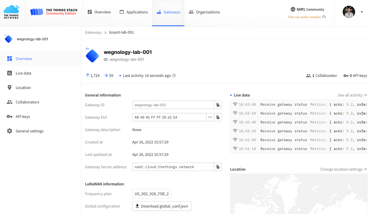 Verify connection