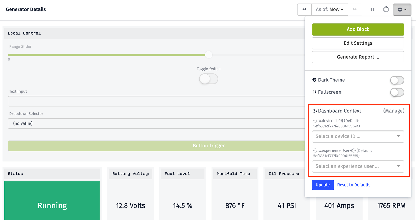 Context Variables