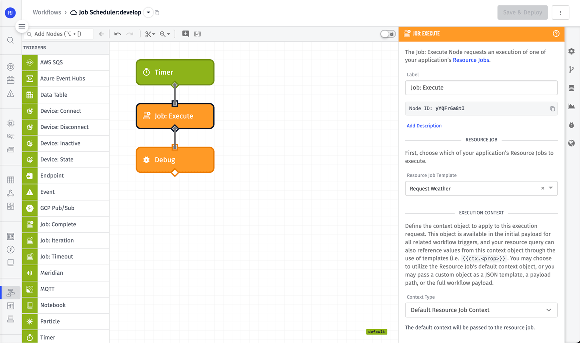 Schedule Resoure Job Execution