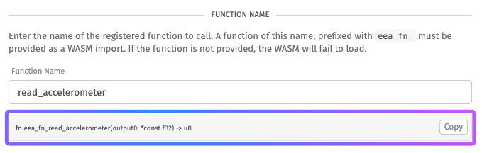 Highlight where WEGnology builds Rust function