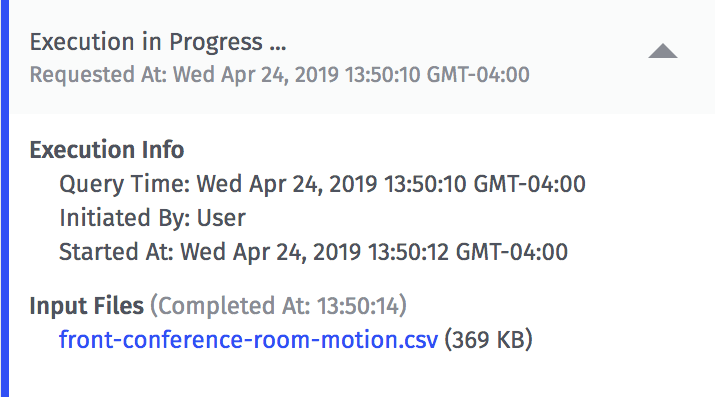 Notebook Execution Processing