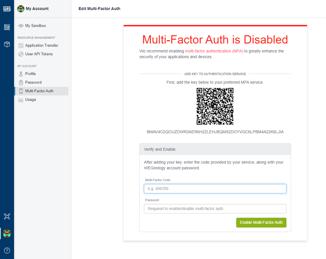 Verify Multi-Factor Auth