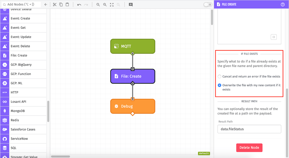 File: Create Node Overwrite