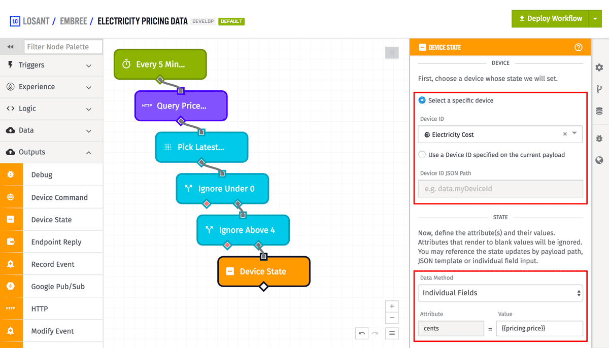 Device State Node WEGnology Documentation