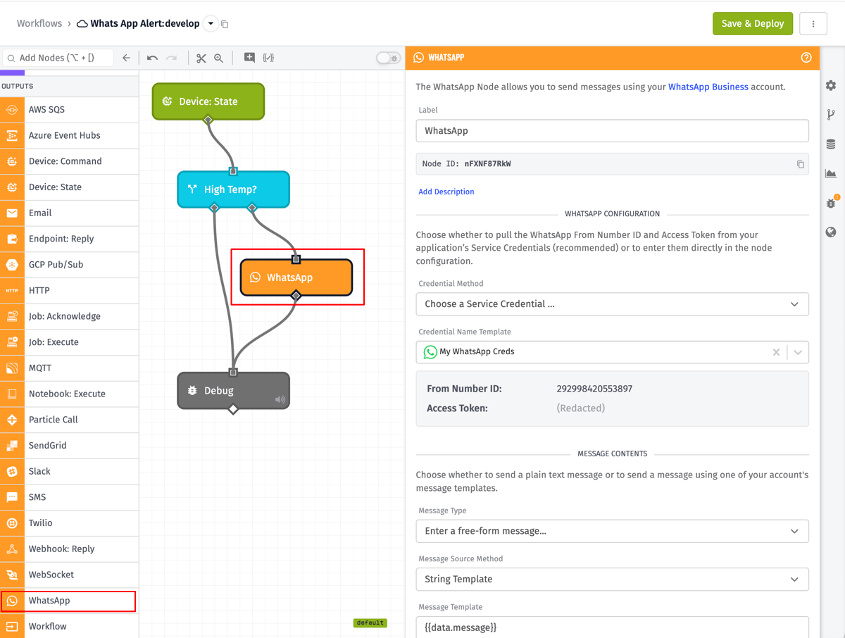 WhatsApp Node