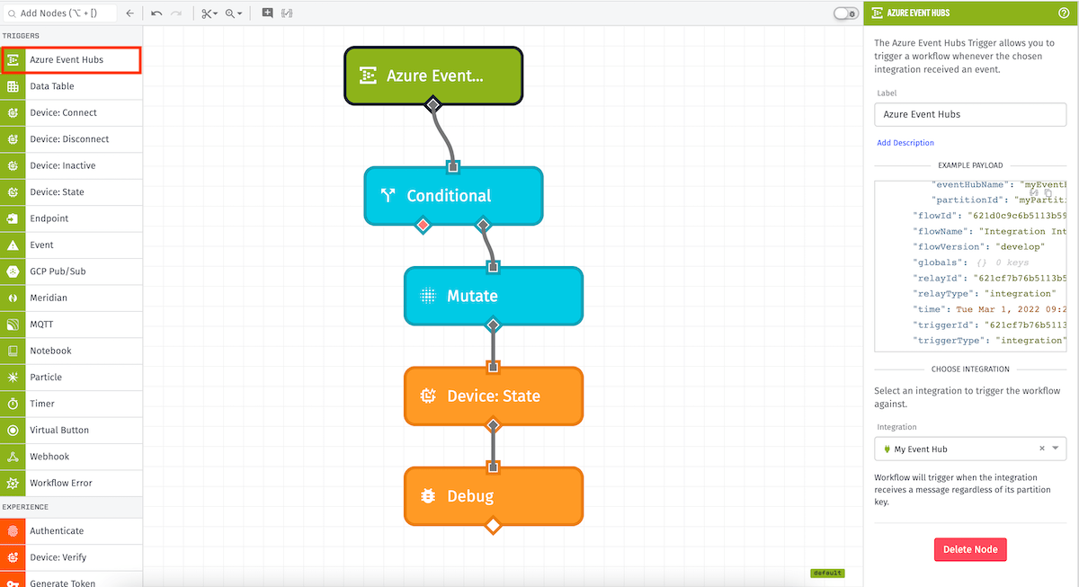 Azure Event Hubs Trigger